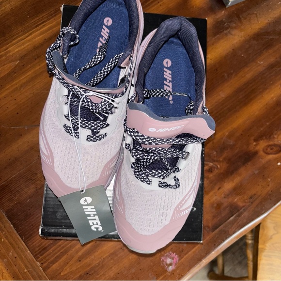 Hi-Tec Women's Lilac and Black Sneakers - Picture 6 of 8